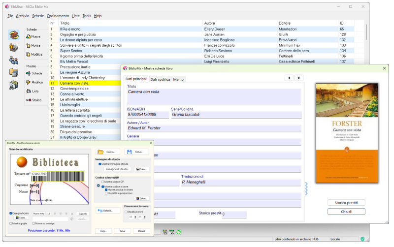 Screenshot interfaccia MiClaBiblioMx